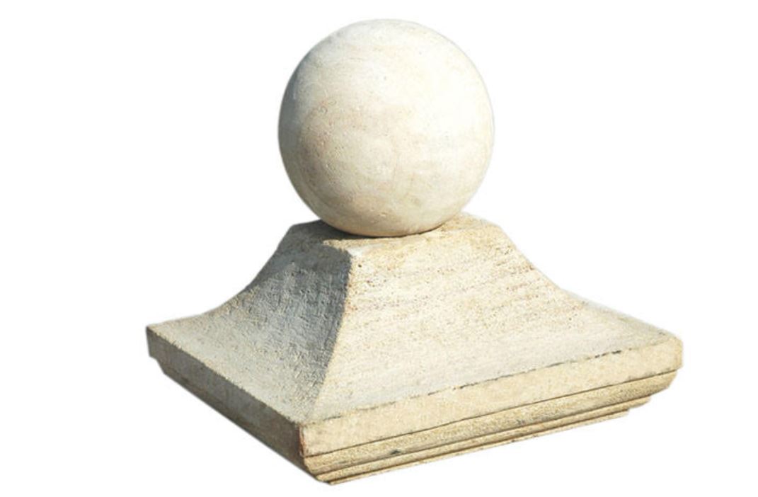 BALL PIER CAP WITH TAPERED BASE Burgess Reclamation