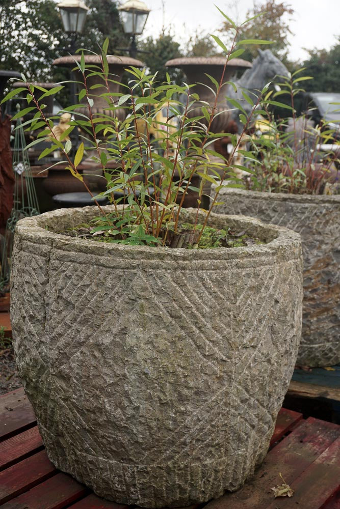 stone planters large large natural stone planter