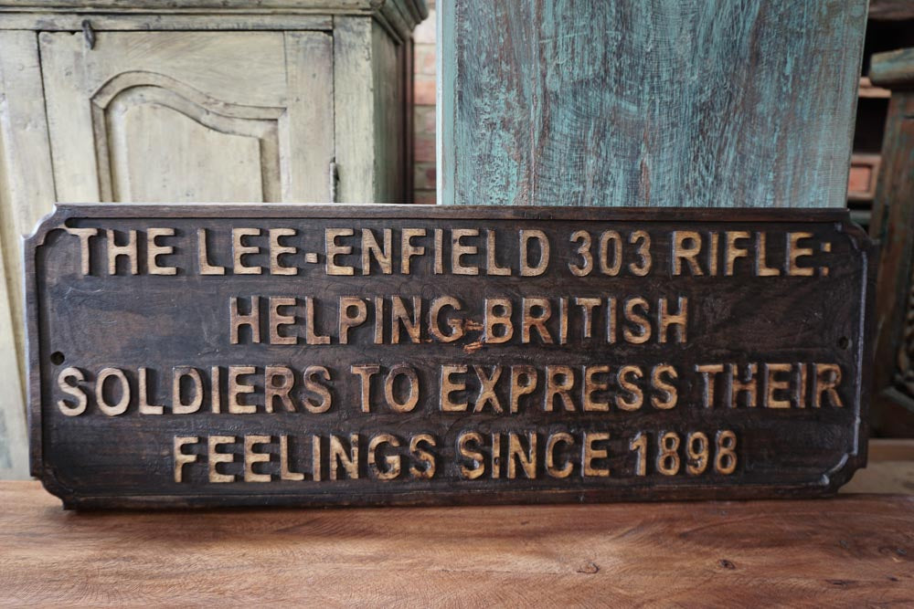 Module Construction Stool wooden sign – Burgess Reclamation
